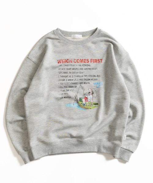 「MUHET」 スウェットカットソー MEDIUM オフホワイト レディース_画像5