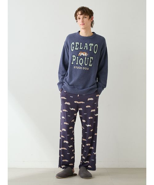 gelato pique（ジェラートピケ） パジャマ 「HOMME」レーヨン