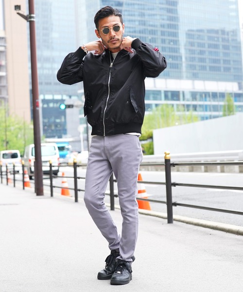 「JIGGYS SHOP」 「NYLAUS」ブルゾン MEDIUM ブラック メンズ_画像8