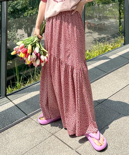 「w closet」 フレアスカート FREE ブラック レディース_画像2