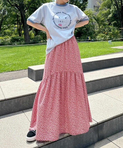 「w closet」 フレアスカート FREE ブラック レディース_画像10