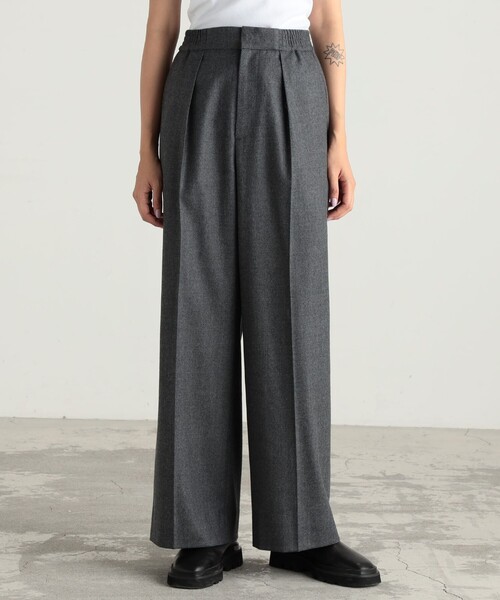 「EDITION」 パンツ 34 チャコールグレー レディース_画像3