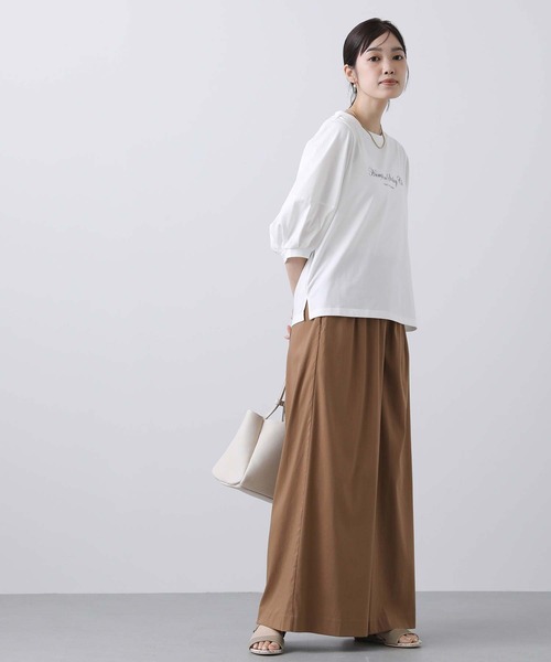 「Gready Brilliant」 半袖カットソー 38 オフホワイト レディース_画像3