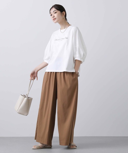 「Gready Brilliant」 半袖カットソー 38 オフホワイト レディース_画像5