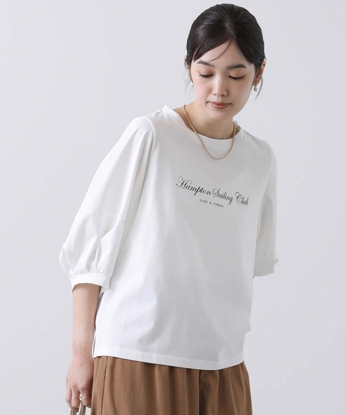 「Gready Brilliant」 半袖カットソー 38 オフホワイト レディース_画像6