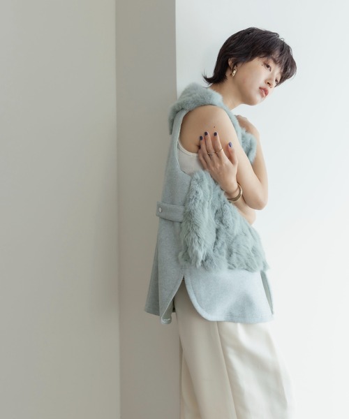 「Eimee Law」 ファーベスト 38 アイボリー レディースの画像