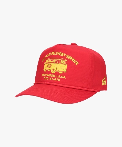 TalkMart キャップ 帽子 TC-TWILL TRUCKER CAP_RD/BK / トークマート