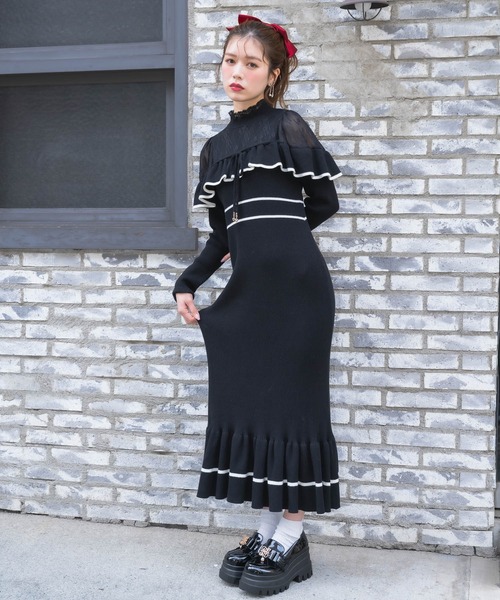 「couture BY ROJITA」 ニットワンピース FREE アイボリー レディース_画像2