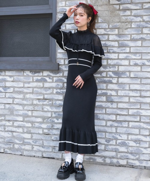 「couture BY ROJITA」 ニットワンピース FREE アイボリー レディース_画像6
