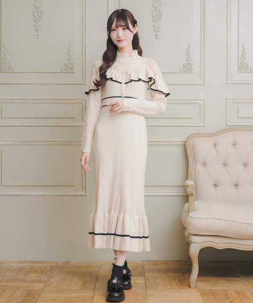 「couture BY ROJITA」 ニットワンピース FREE アイボリー レディース_画像9