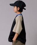 tシャツ 「綿100%」配色ラグラン ワンポイ...の詳細画像4