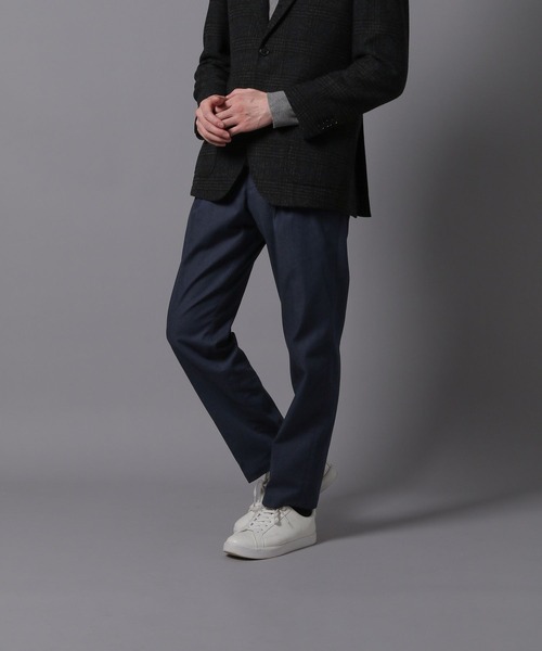 「GLOBAL WORK」 「RING JACKET」スラックス MEDIUM ネイビー メンズの画像4