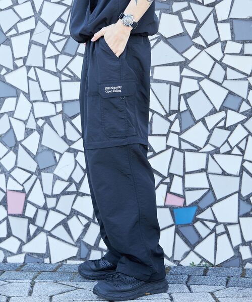 「FFEIN」 カーゴパンツ MEDIUM ブラック メンズ_画像4