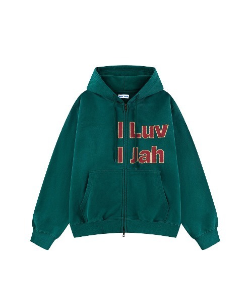 WOKE EDGE（ウォークエッジ） パーカー ジップフーディ｜I Luv I Jah
