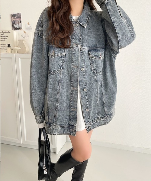 「classicalelf」 デニムジャケット X-LARGE ブルー レディースの画像2