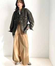 「classicalelf」 デニムジャケット X-LARGE ブルー レディースの画像9