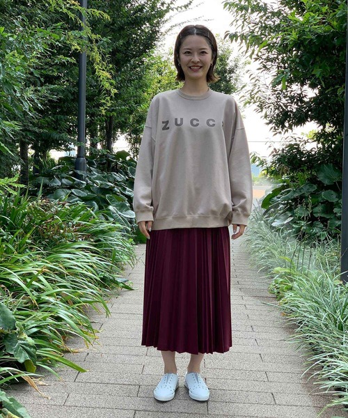 「ZUCCa」 スウェットカットソー M size ブラック レディースの画像