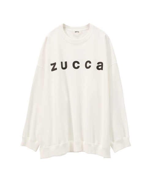 「ZUCCa」 スウェットカットソー M size ブラック レディースの画像