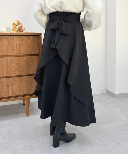 「apres jour」 ロングスカート X-LARGE ブラウン系その他2 レディース_画像5