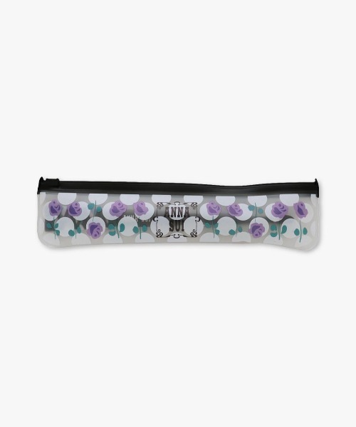 ANNA SUI（アナスイ） 扇子 うちわ 収納ケース付き扇子（ローズドット