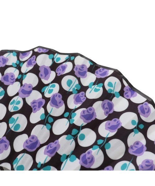 ANNA SUI（アナスイ） 扇子 うちわ 収納ケース付き扇子（ローズドット