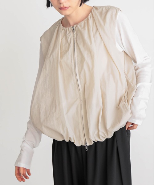 for/c（フォーシー） ベスト ジレ バルーンジレ「サスティナブル
