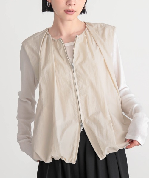 for/c（フォーシー） ベスト ジレ バルーンジレ「サスティナブル