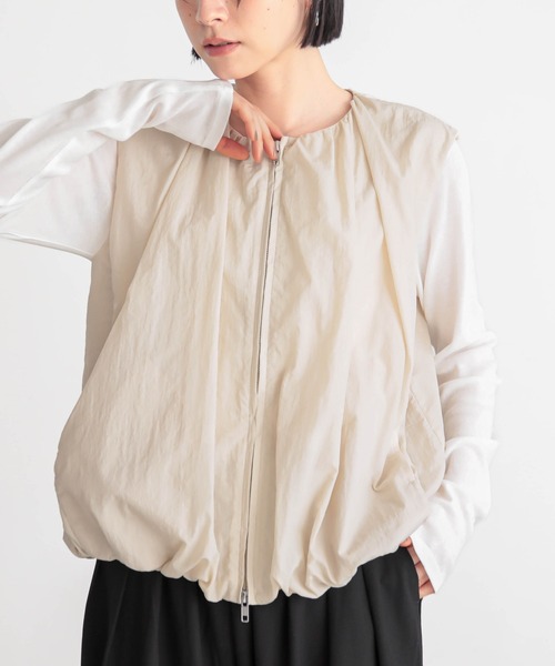 for/c（フォーシー） ベスト ジレ バルーンジレ「サスティナブル