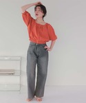 「titivate」 半袖ブラウス M オフホ...の詳細画像1