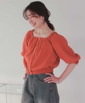 「titivate」 半袖ブラウス M オフホ...の詳細画像2