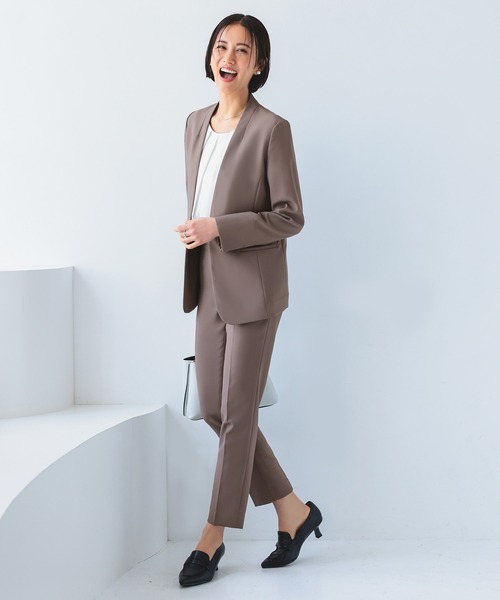 「RUIRUE BOUTIQUE」 パンツスーツ L ネイビー レディース_画像4