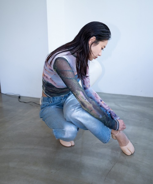 「JUEMI」 デニムパンツ MEDIUM ブルー レディース_画像2