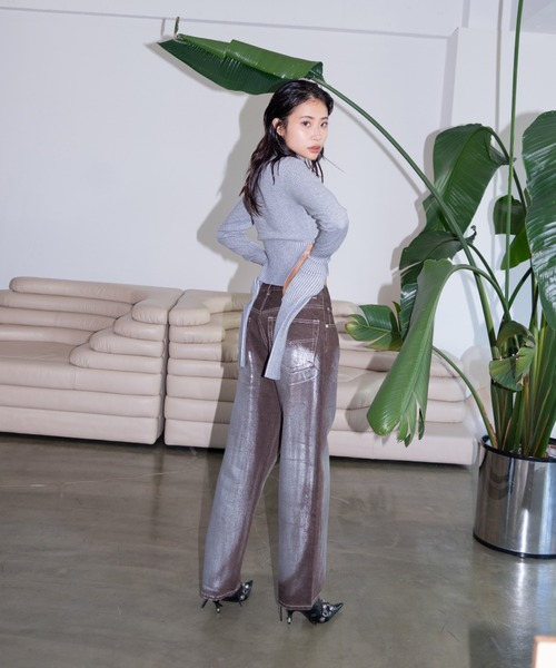 「JUEMI」 デニムパンツ MEDIUM ブルー レディース_画像5