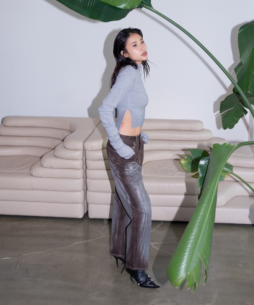 「JUEMI」 デニムパンツ MEDIUM ブルー レディース_画像6