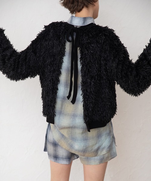 ブラウス シャツ 「leinwande」26SS新作 Combination Check Shirts レディースの画像