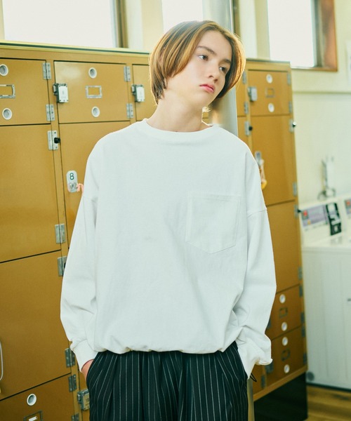 WETTEMPT 長袖Tシャツ MEDIUM ホワイト系その他 メンズ : ZOZOTOWN