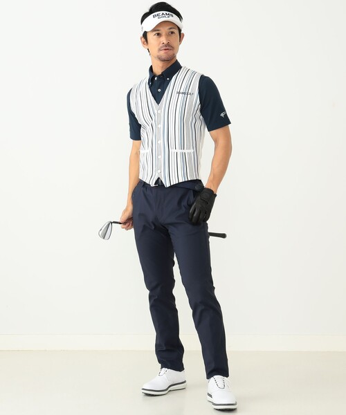 BEAMS GOLF（ビームス ゴルフ） ベスト X-LARGE ネイビー メンズ