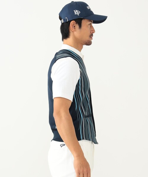 BEAMS GOLF（ビームス ゴルフ） ベスト X-LARGE ネイビー メンズ
