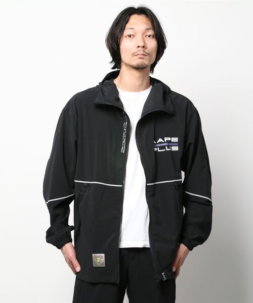 「AAPE BY A BATHING APE」 ブルゾン MEDIUM ブラック メンズ_画像4