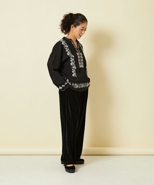 「Freada」 長袖ブラウス ONE SIZE ホワイト レディース_画像3