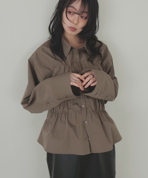 「LIAN」 長袖シャツ FREE イエロー レディース_画像6