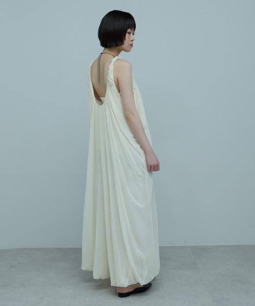 ワンピース シフォンシェルワンピの画像