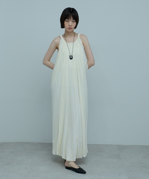 ワンピース シフォンシェルワンピの画像