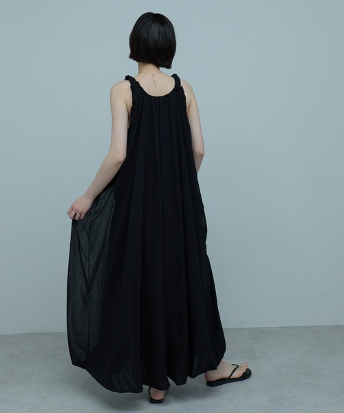 ワンピース シフォンシェルワンピの画像
