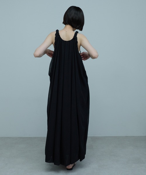 ワンピース シフォンシェルワンピの画像