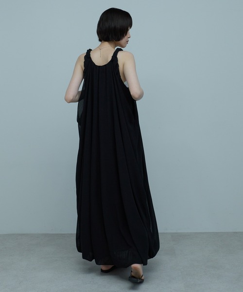 ワンピース シフォンシェルワンピの画像