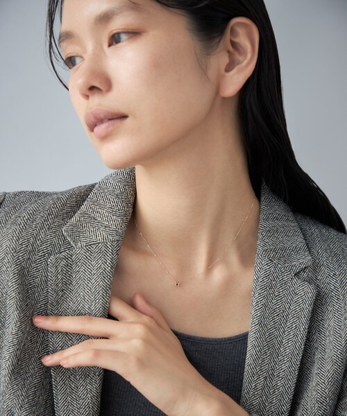 ネックレス 「レイヤー」 K10YG ネックレス ダイヤモンド レディースの画像