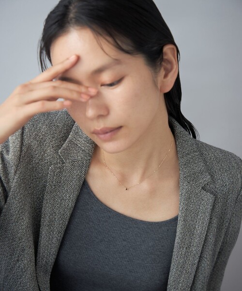 ネックレス 「レイヤー」 K10YG ネックレス ダイヤモンド レディースの画像