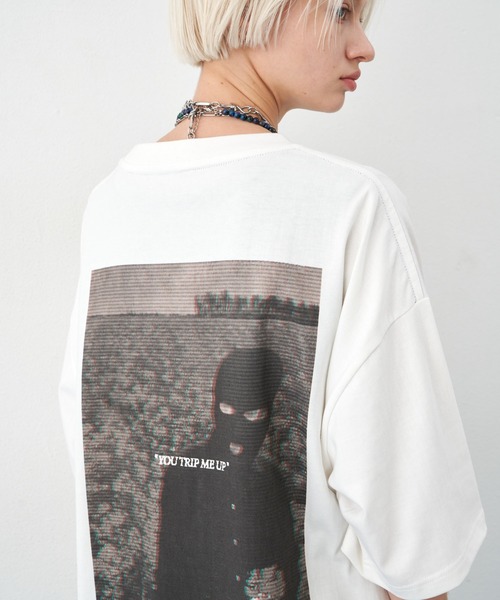 「AIVER」 半袖Tシャツ MEDIUM ホワイト メンズ_画像6