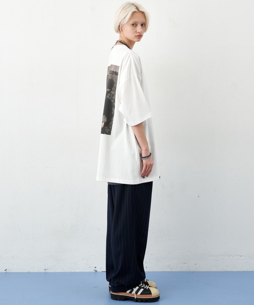 「AIVER」 半袖Tシャツ MEDIUM ホワイト メンズ_画像9